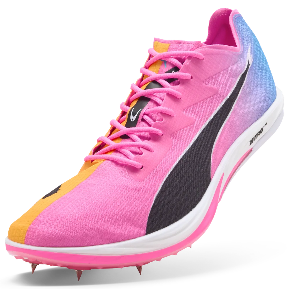 Scarpe con tacchetti Long Distance NITRO Elite 3 unisex - 313748-01 - POISON PINK / SUN STREAM / AQUA - immagine 7